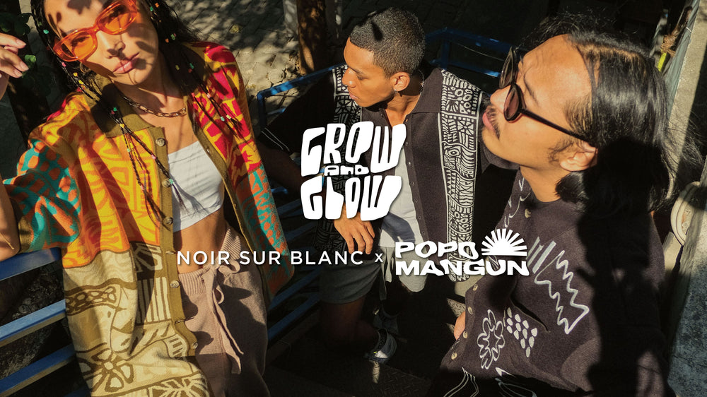 Grow & Glow - Noir Sur Blanc x Popomangun