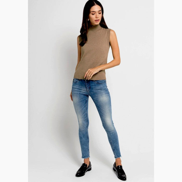 Noir Sur Blanc Popy M Neck Brownmel