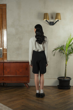 Noir Sur Blanc Camden Long Sleeve White