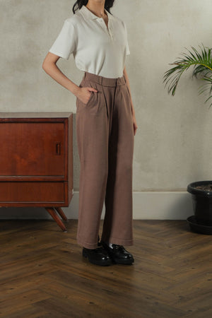 Noir Sur Blanc Camden Trouser Mocha
