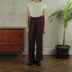 Noir Sur Blanc Camden Trouser Coffee