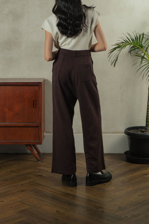 Noir Sur Blanc Camden Trouser Coffee