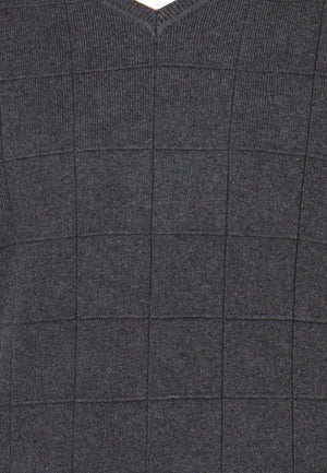 Noir Sur Blanc Men Ready Vest Dark Grey