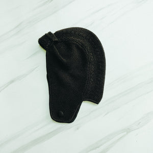 Noir Sur Blanc Popomangun Bomber Hat Black