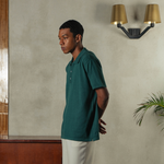 Noir Sur Blanc Camden Men Polo Shirt Emerald Green