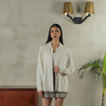 Noir Sur Blanc Camden Long Sleeve White