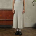 Noir Sur Blanc Camden Myra Midi Skirt White