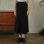 Noir Sur Blanc Camden Myra Midi Skirt Black