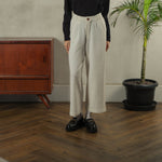 Noir Sur Blanc Camden Trouser White