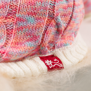Noir Sur Blanc Pet Cardigan Candy Pink