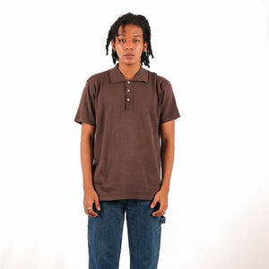 Noir Sur Blanc Camden Polo Shirt Coffee