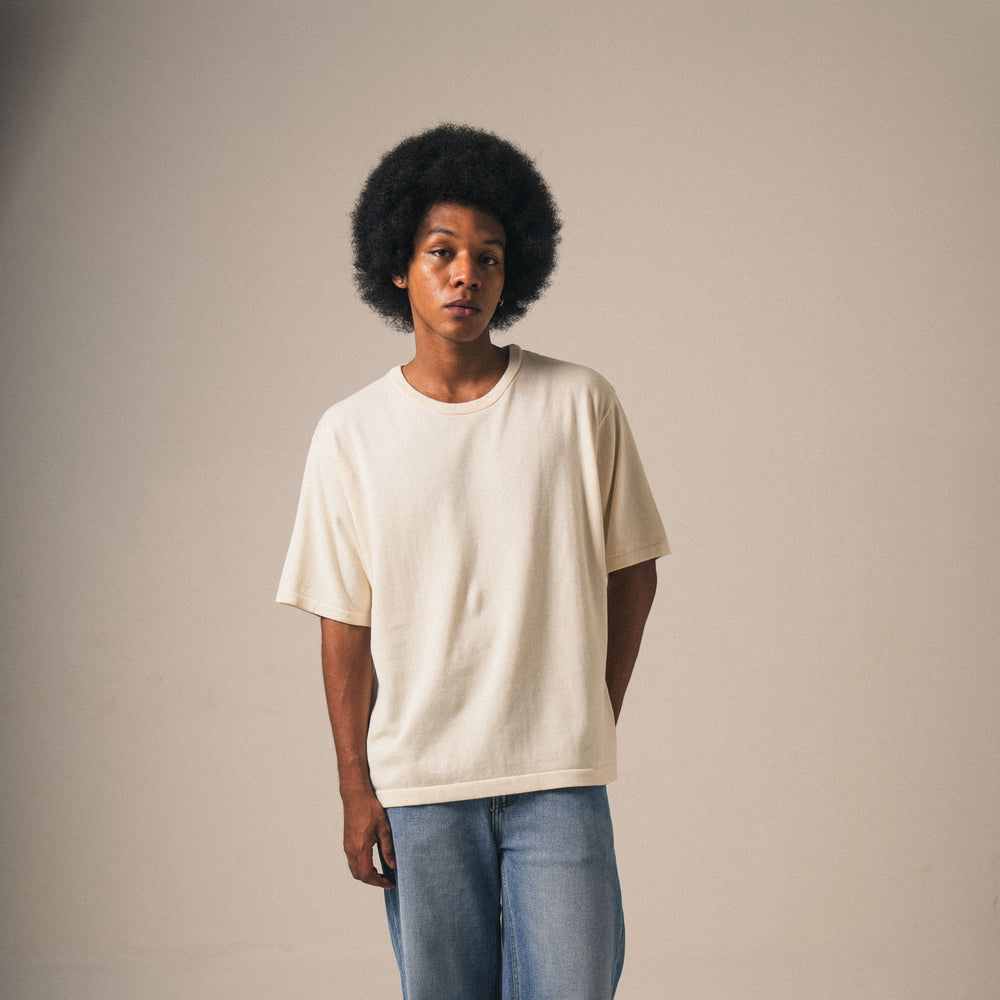 Noir Sur Blanc OS T-Shirt Ivory