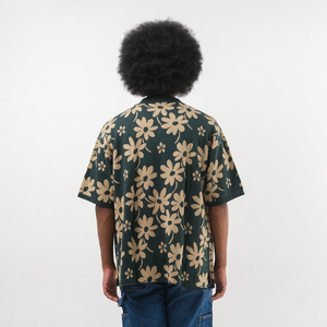 Noir Sur Blanc Men Flora Lounge Shirt Cactus