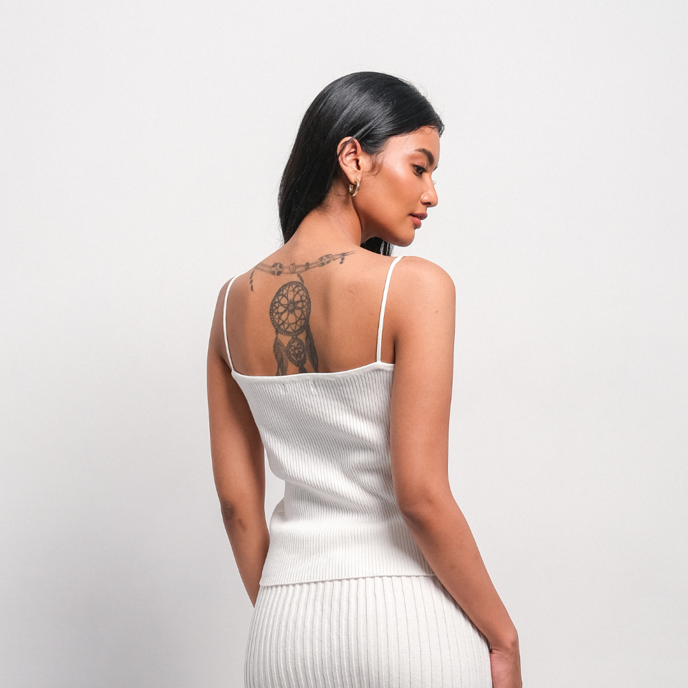 Noir Sur Blanc Speg Tank White
