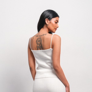 Noir Sur Blanc Speg Tank White