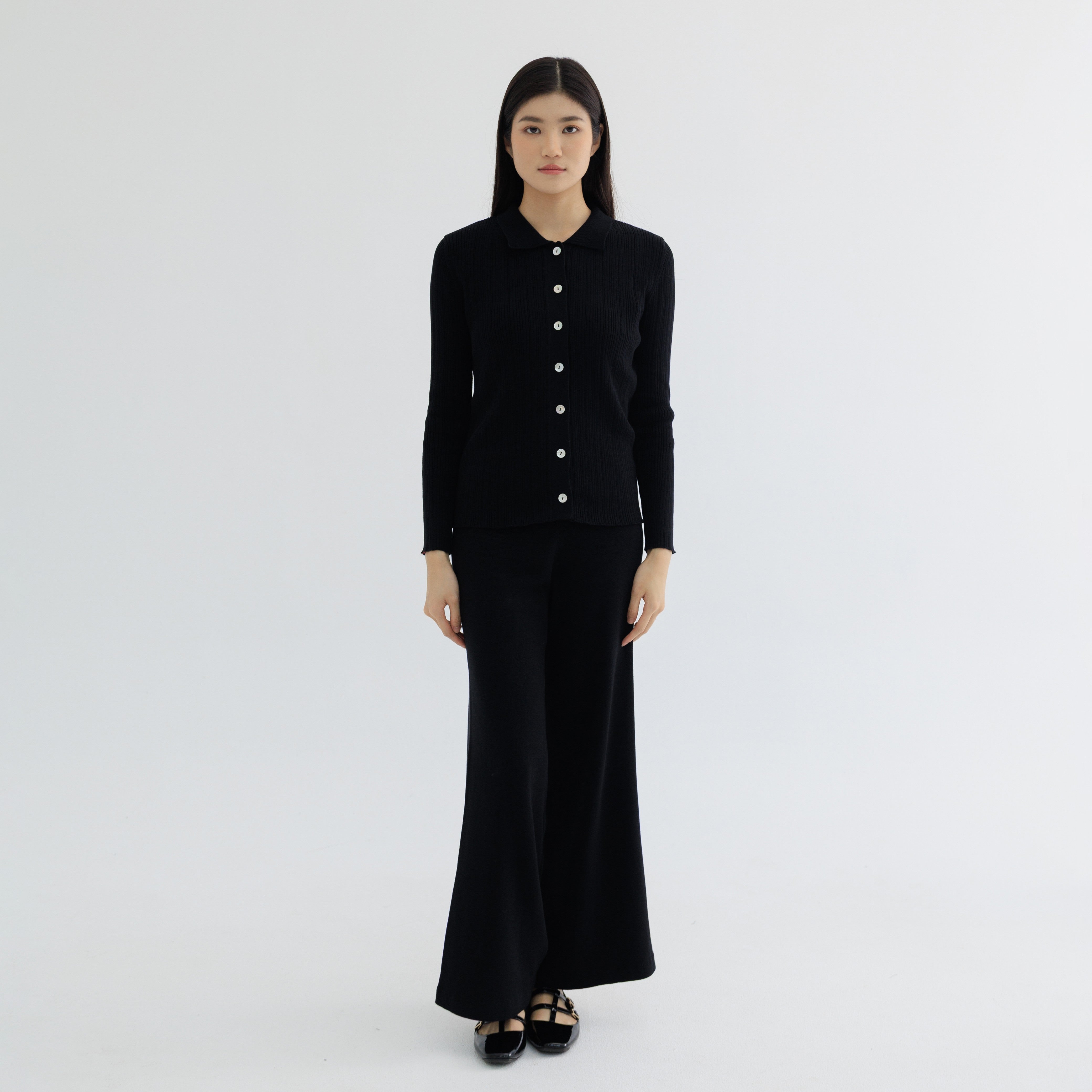 Colette Shirt Black – Noirsurblanc