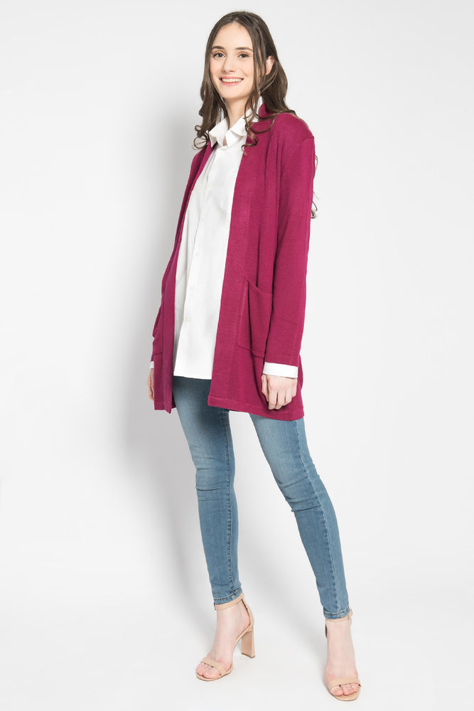 Milano Coat Burgundy