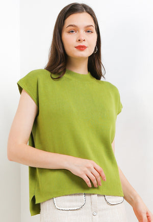 Net Short Sleeve Avocado
