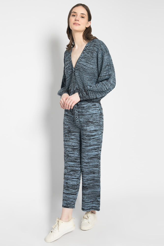 Culotte Black Blue Twisted