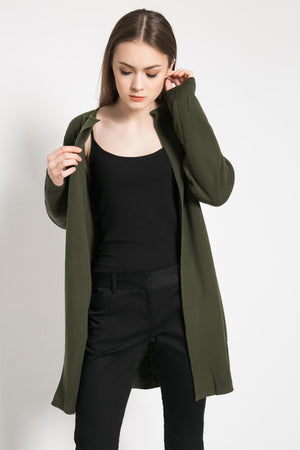 
            
                Load image into Gallery viewer, Michelle Cardigan in Army Green
            
        