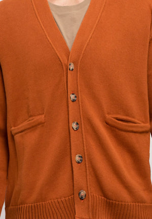 Lyon Cardigan in Brick