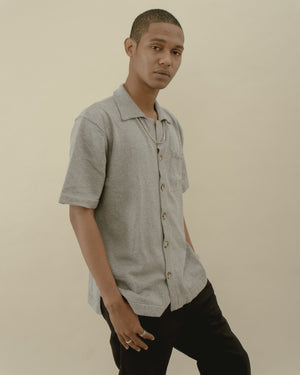 Men Monte Work Shirt Grey