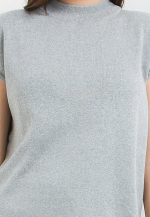 Net Short Sleeve Light Grey