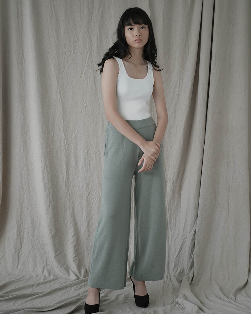 Knitted Pants Culottes