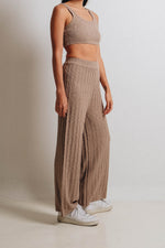 Popcorn Culottes Brown