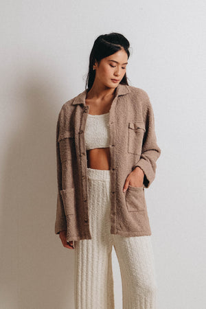 Popcorn Riley Jacket Brown