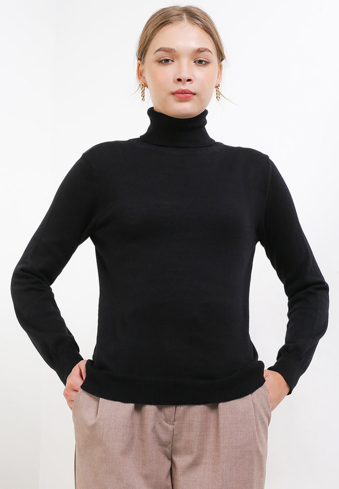 Soda Turtleneck Black