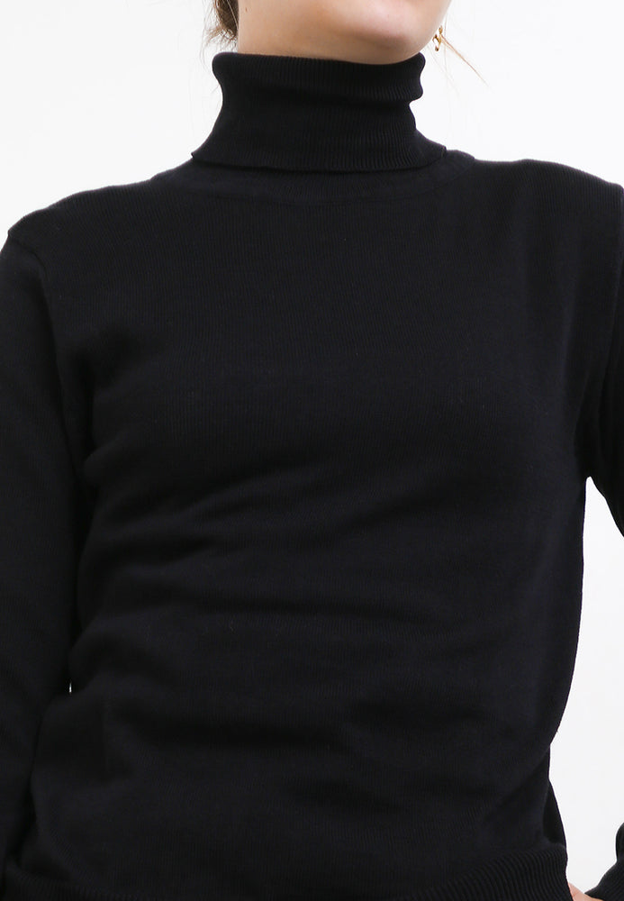 Soda Turtleneck Black