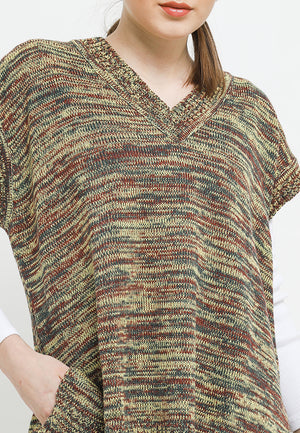 NSB Slit Vest Green Twist