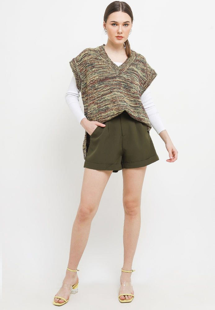 NSB Slit Vest Green Twist