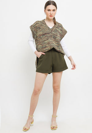 NSB Slit Vest Green Twist