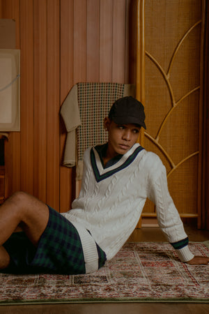 Men Varsity Pullover
