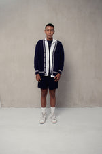 Men Plain Shorts Navy