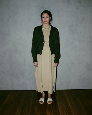 Faye Cardigan in Army Green