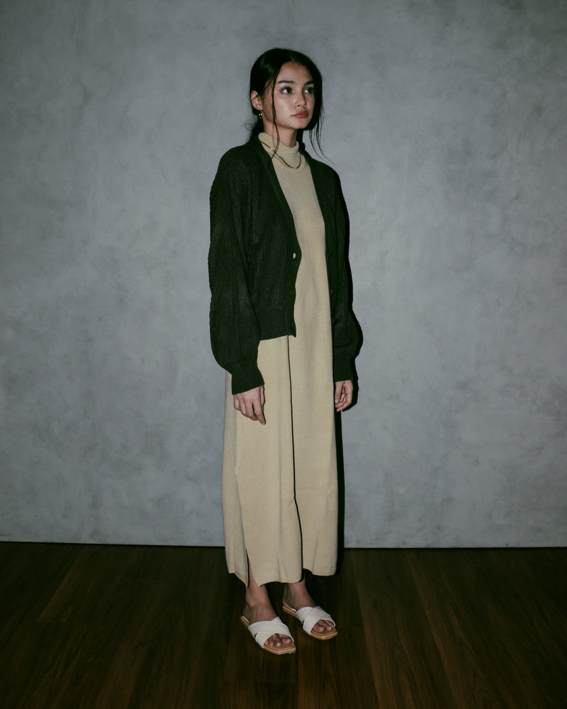 Faye Cardigan in Army Green