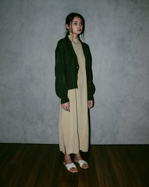 Faye Cardigan in Army Green