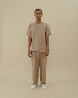 
            
                Load image into Gallery viewer, Men Basic T-shirt Brown Melange
            
        