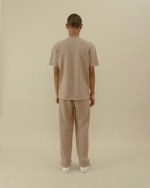 
            
                Load image into Gallery viewer, Men Basic T-shirt Brown Melange
            
        