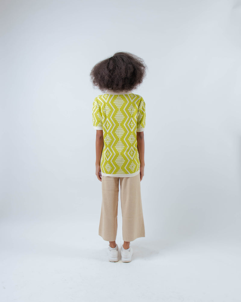 Tulum Polo Shirt Yellow