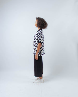 Zebra Shirt Black