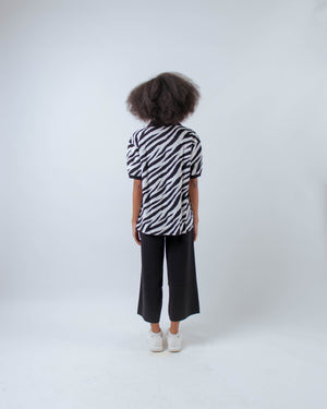 Zebra Shirt Black