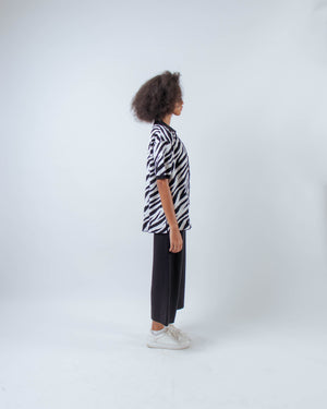 Zebra Shirt Black
