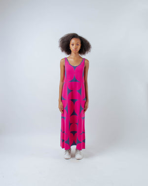 Geo Dress Pink