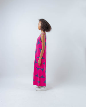 Geo Dress Pink