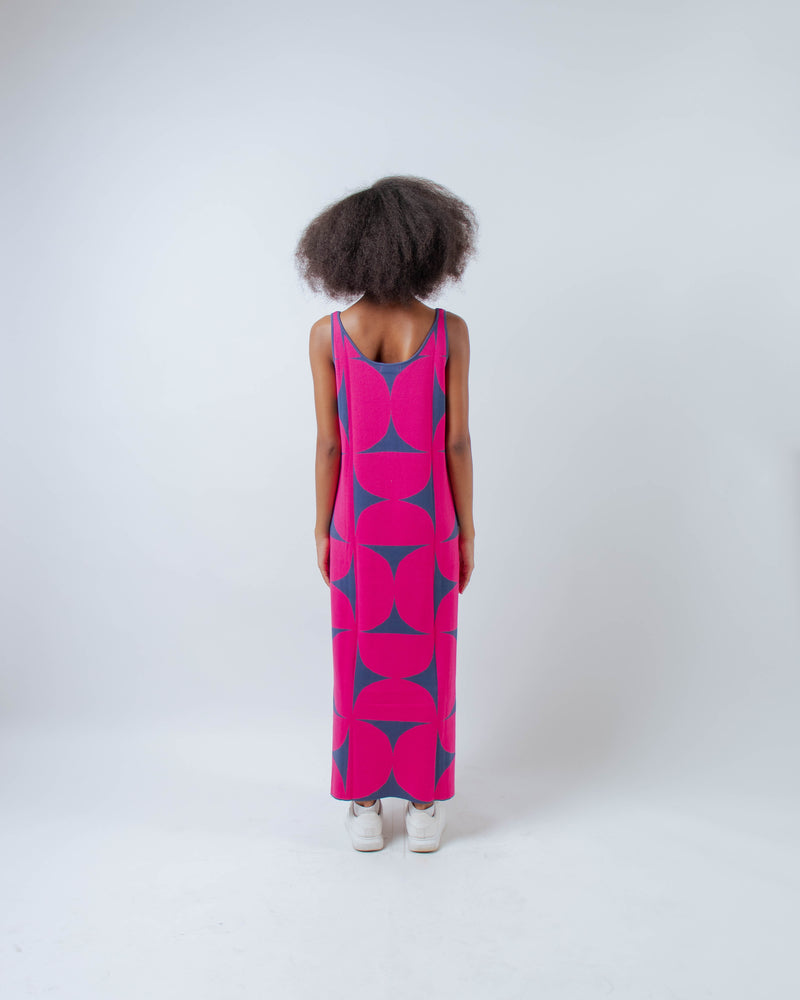 Geo Dress Pink