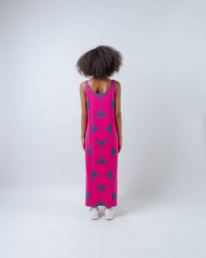 Geo Dress Pink